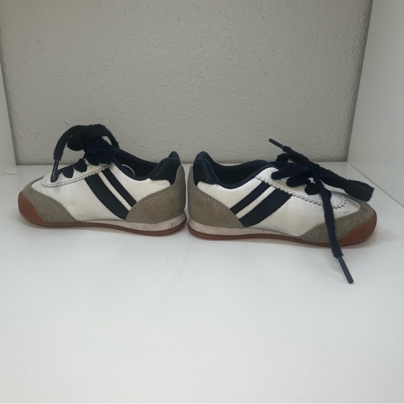 Ralph Lauren Polo White Blue Red Sneaker Kids Size 5 - Picture 3 of 8